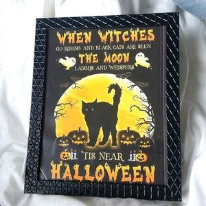 🇺🇦 COPY Black Cat Print 8x10 inches Halloween Theme Rare New